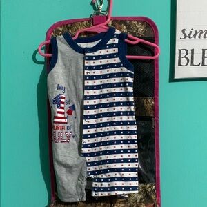 Kids Sleeveless Patriotic Shirt